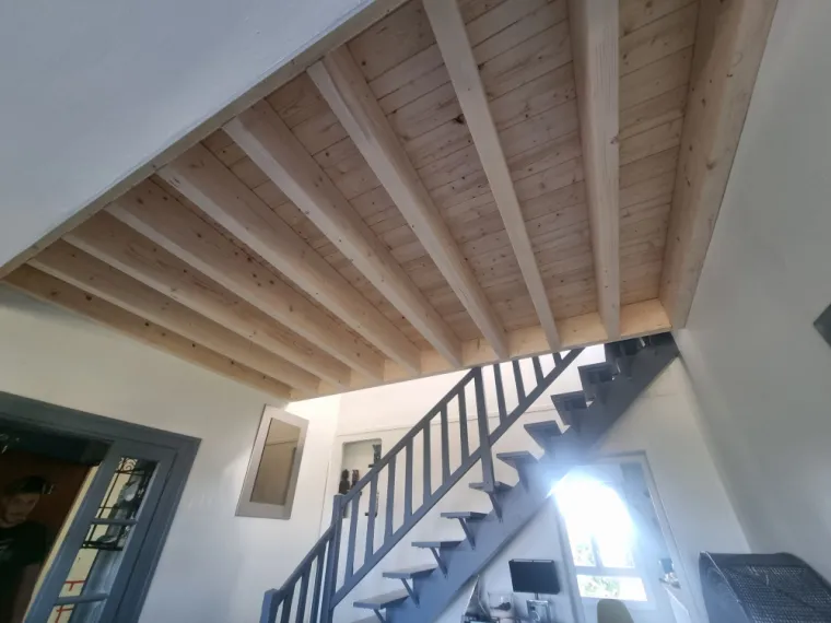 Création d'une mezzanine en bois à Champagne-au-Mont-d'Or